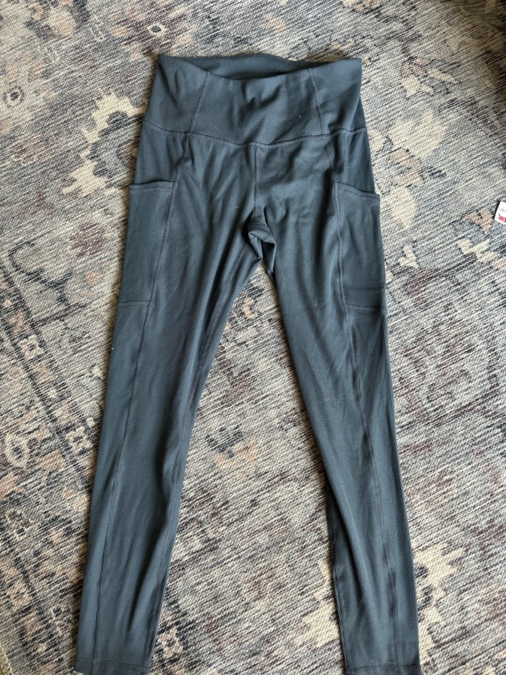 Lukka-lux Charcoal Blue High-Rise Pocket Leggings
